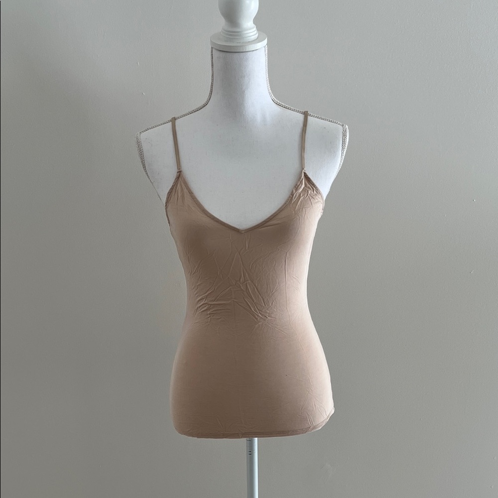 Classic Tan Spaghetti Strap Camisole